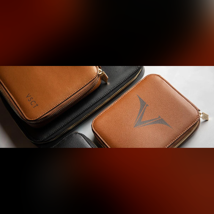 Visconti 3 Pen Leather Case