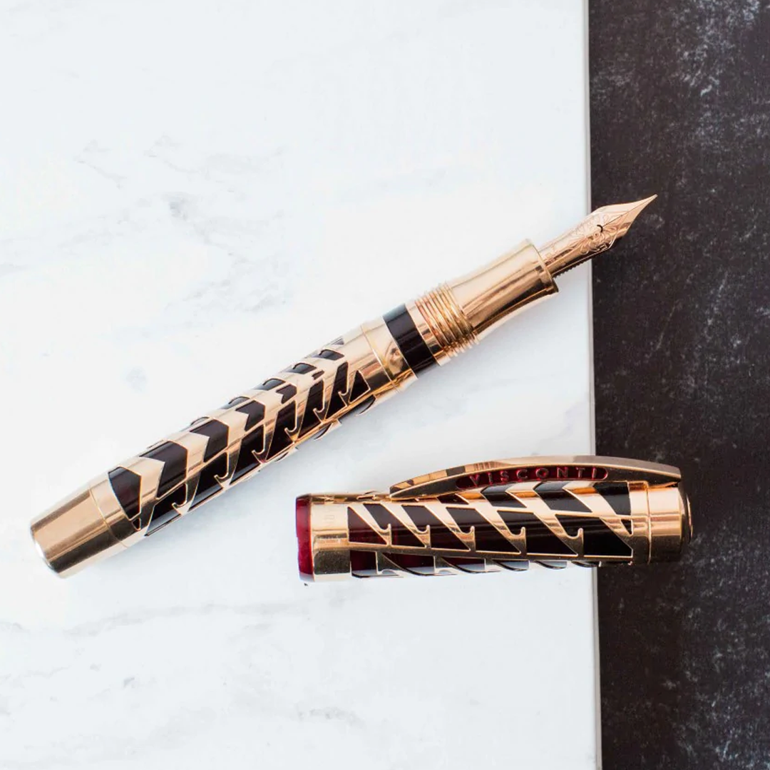 Visconti Watermark Gilded Rose - Fountain Pen