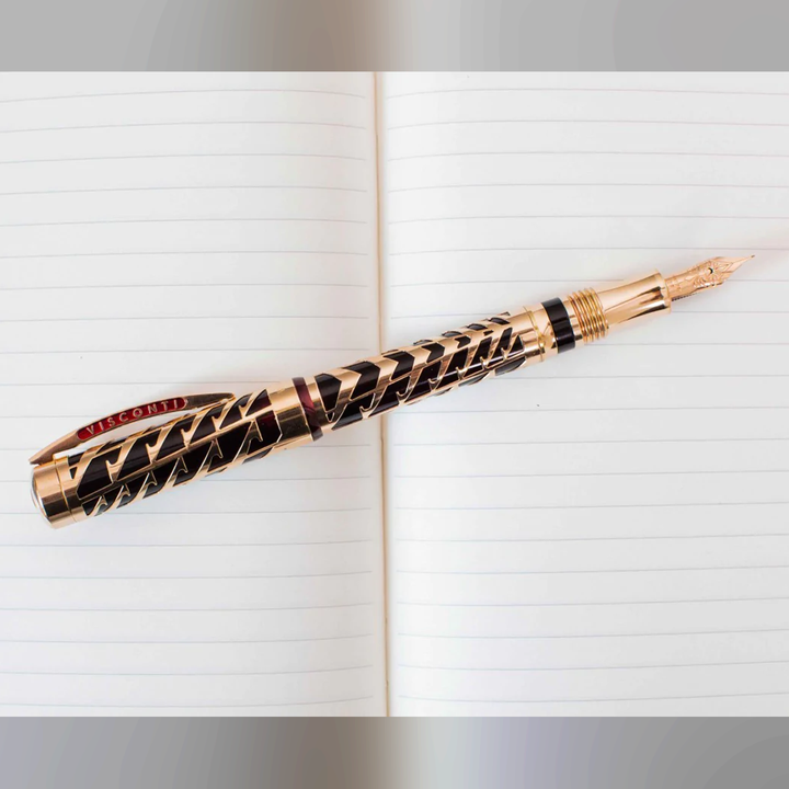 Visconti Watermark Gilded Rose - Fountain Pen