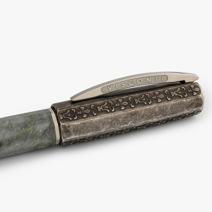 Visconti il Magnifico Rollerball Pen - Green Marble