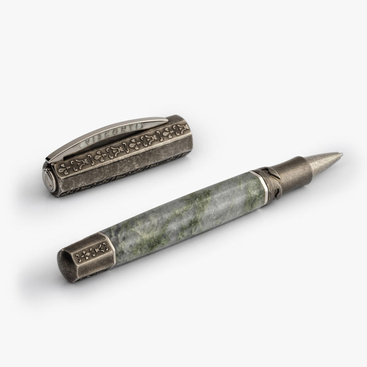 Visconti il Magnifico Rollerball Pen - Green Marble