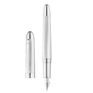Waldmann Précieux Fountain Pen - Deep Wide Lines - Steel