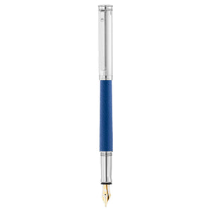 Waldmann Solon Fountain Pen - Capri Blue - Steel