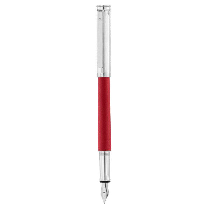 Waldmann Solon Fountain Pen - Oriental Red - Steel