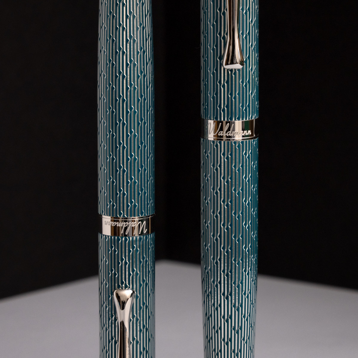 Waldmann Tango Imagination Limited Edition Fountain Pen - Dark Teal - Steel