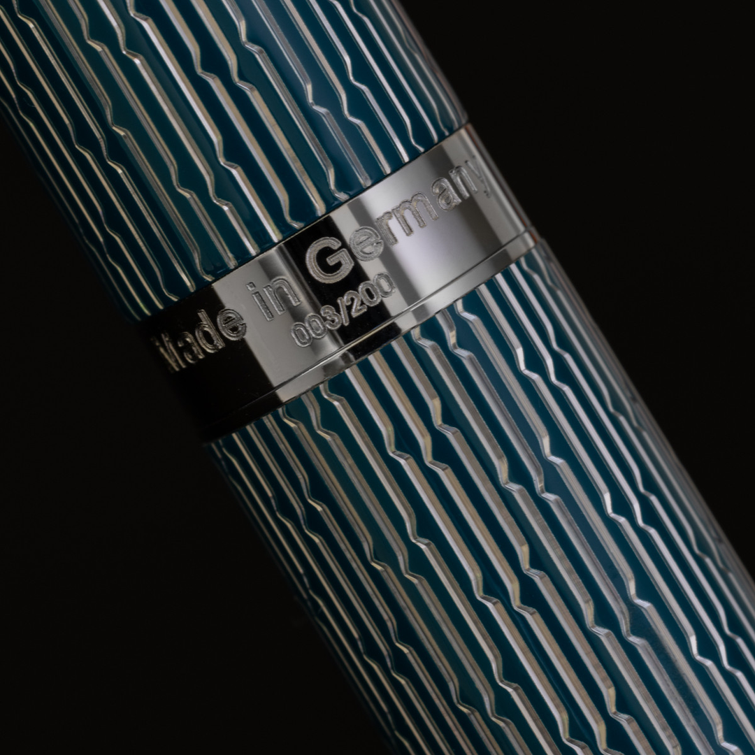 Waldmann Tango Imagination Limited Edition Fountain Pen - Dark Teal - Steel