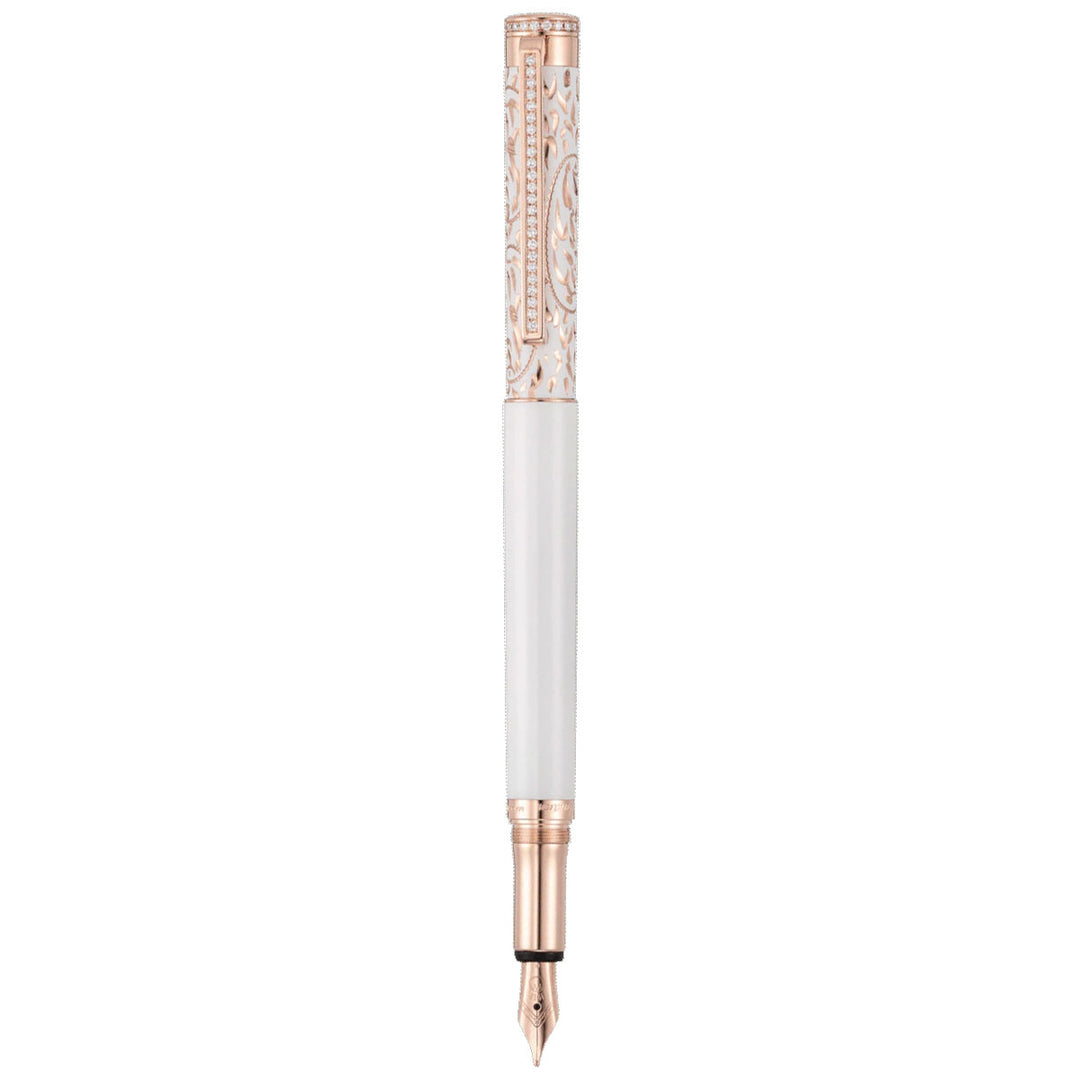 Waldmann Xetra Vienna Fountain Pen - Diamond Lady - 18K Gold