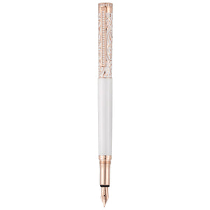 Waldmann Xetra Vienna Fountain Pen - Diamond Lady - 18K Gold