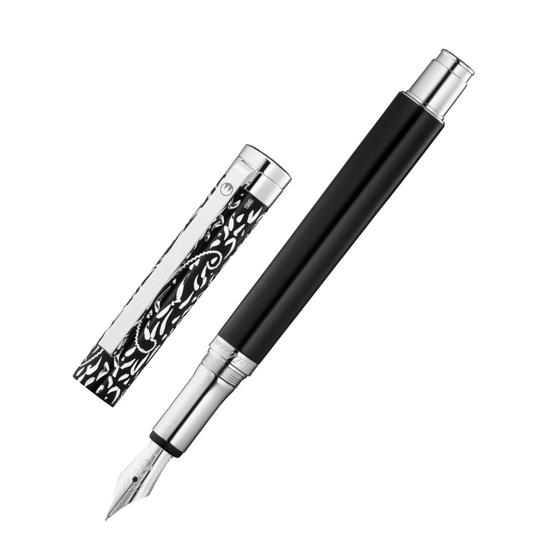 Waldmann Xetra Vienna Fountain Pen - Black - 18K Gold