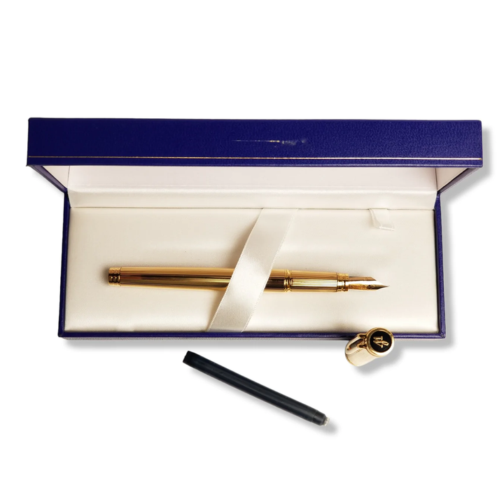 Waterman Gentleman Gold Plated Fountain Pen