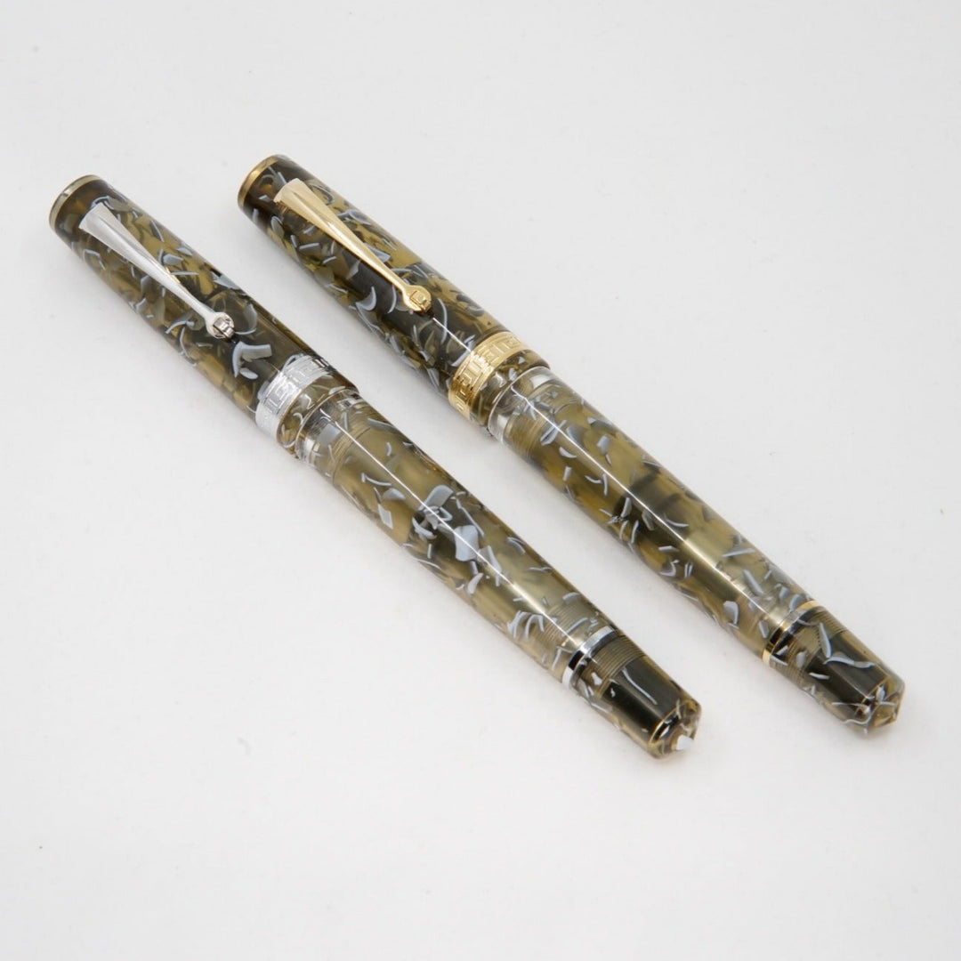 Armando Simoni Club Studio Green Guatemala Fountain Pen - Gold Trim