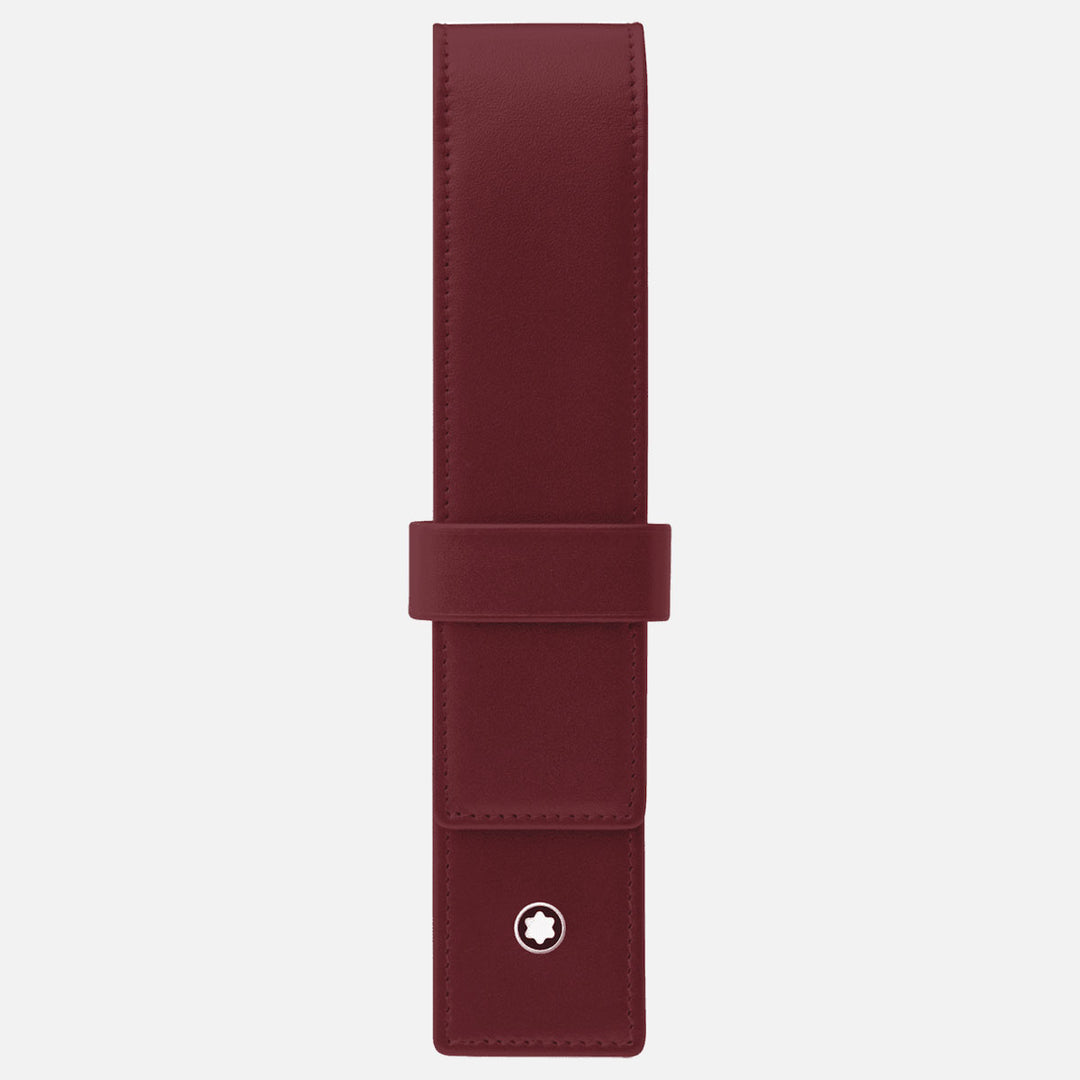 Montblanc Meisterstück 1 Pen Pouch with clasp - Burgundy
