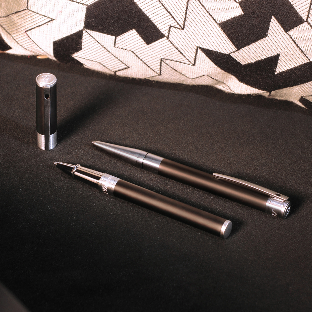 S.T. Dupont D-Initial Rollerball Pen - Matte Black