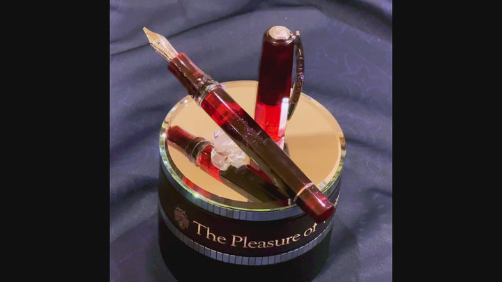 Visconti Medici Astral Fountain Pen - Stellar Red