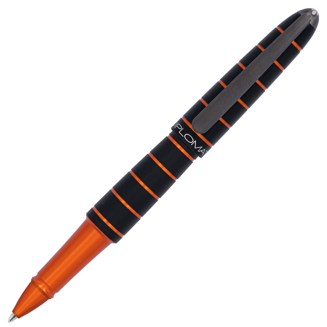 Diplomat Elox Ring Rollerball - Black/Orange