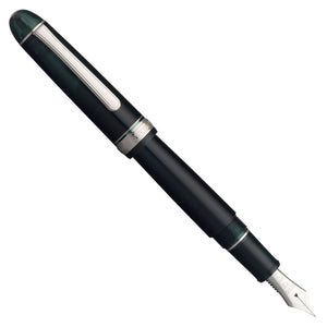 Platinum #3776 Century Fountain Pen - Black Diamond w/ Rhodium Trim