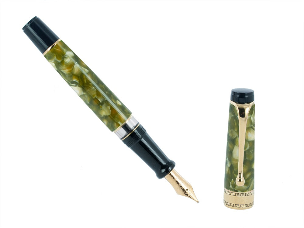 Aurora Optima Fountain Pen -  Oliva