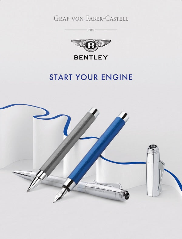 Graf von Faber-Castell Bentley Rollerball in White Satin