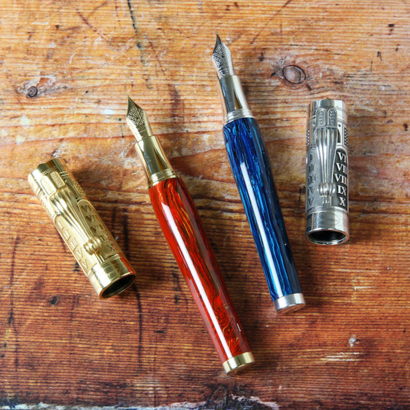 Montegrappa Ten Commandments Red / Vermeil - Fountain Pen