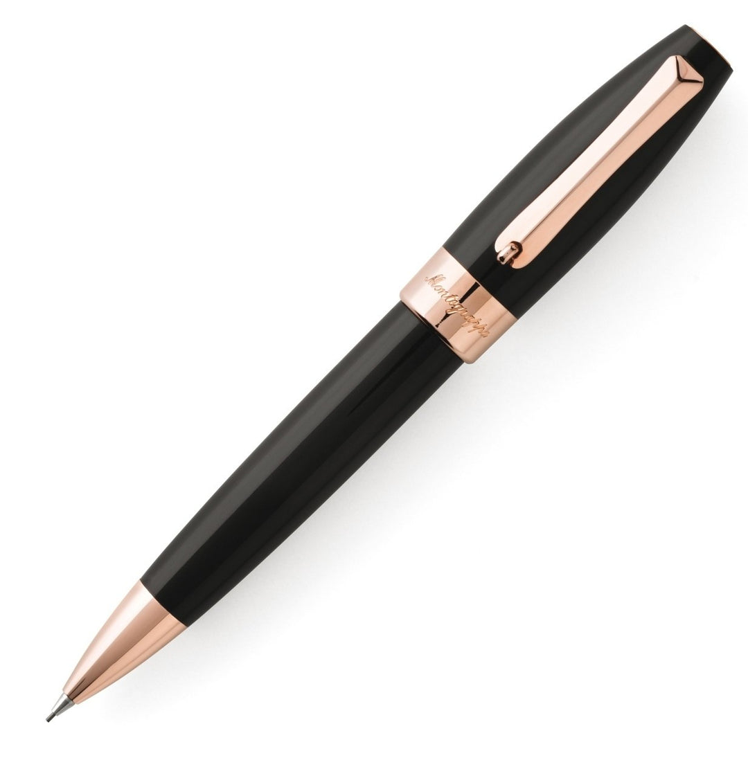 Montegrappa Fortuna  Pencil - Black And Rose Gold