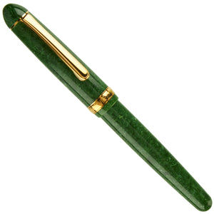 Platinum #3776 Celluloid Fountain Pen - Jade