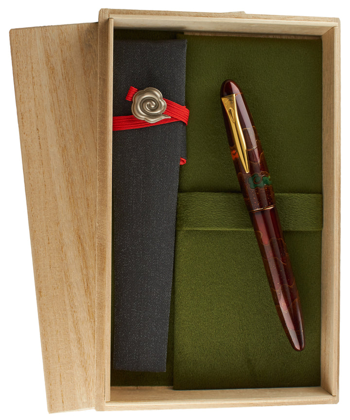 Platinum Izumo Urushi Maki-e Fountain Pen - Yakumo Byakudan