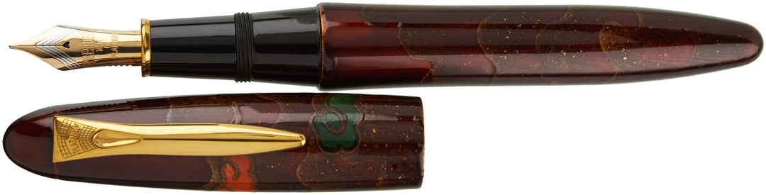 Platinum Izumo Urushi Maki-e Fountain Pen - Yakumo Byakudan