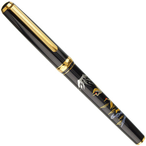 Platinum Classic Modern Maki-E Fountain Pen - Crane & Mt. Fuji