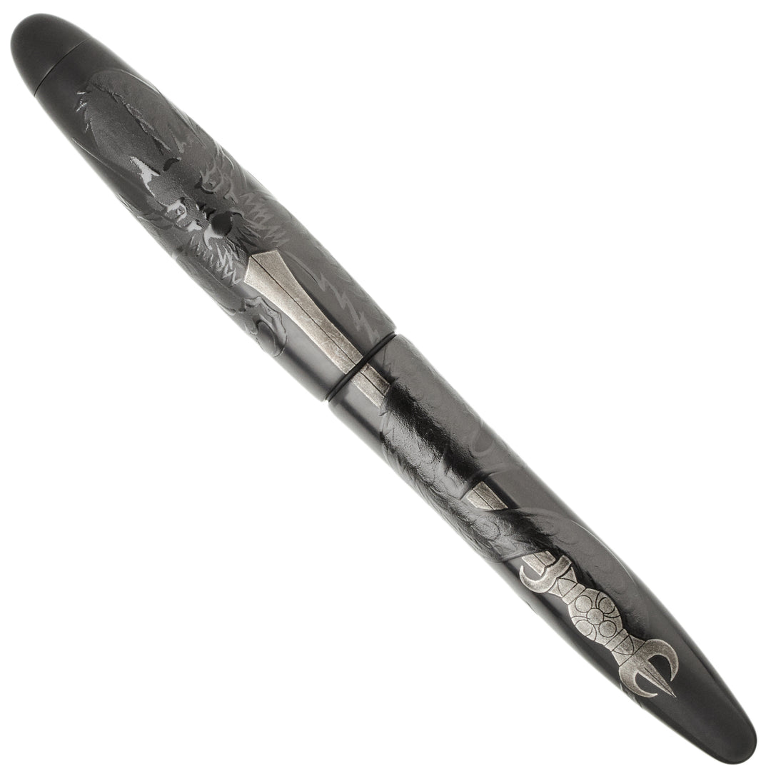 Platinum Izumo Maki-e Fountain Pen - Kurikara-Ken (Black Dragon)