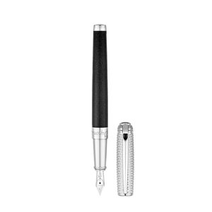 S.T. Dupont Line D Medium Fountain Pen - Duo Tone