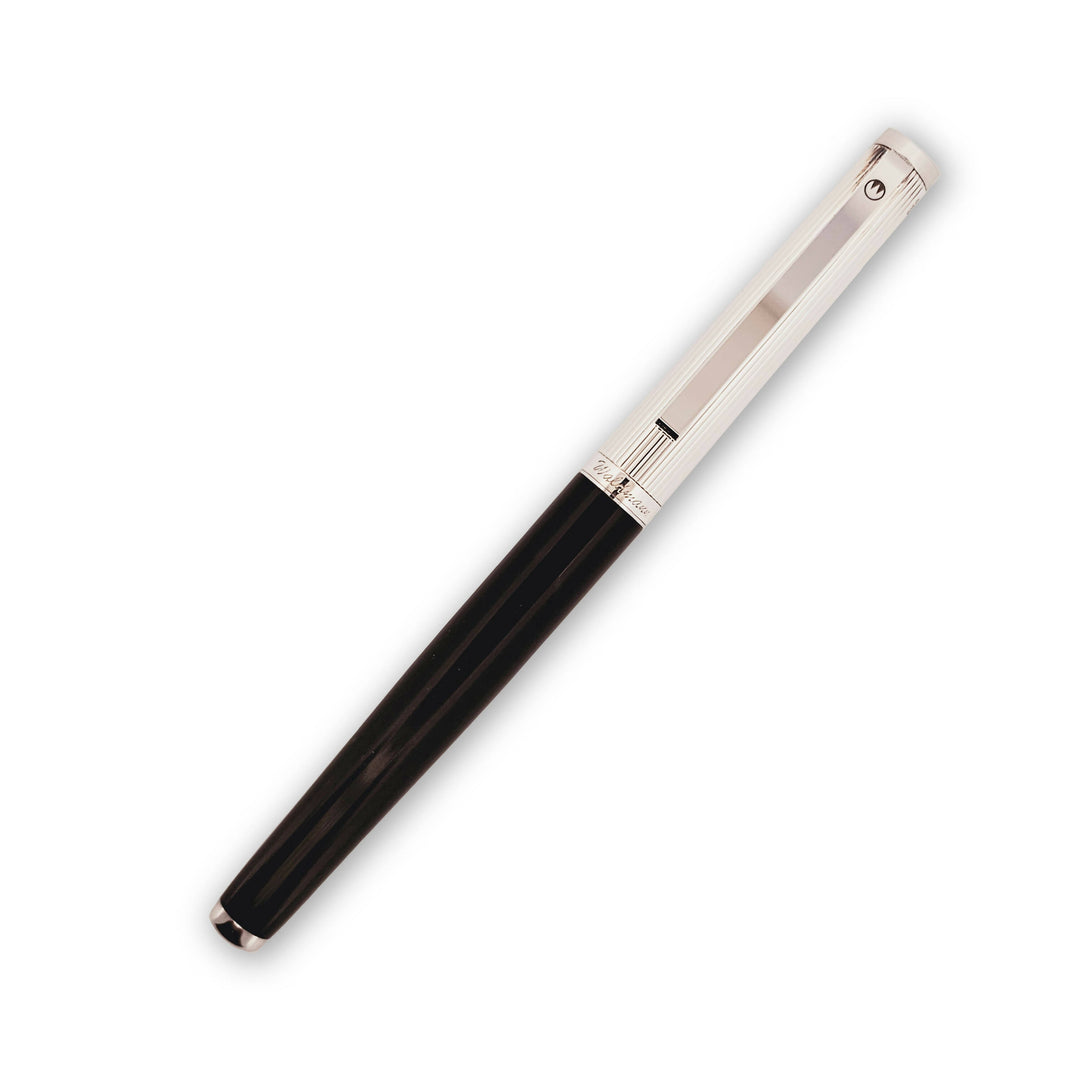 Waldmann Tuscany Fountain Pen - Silver - 18K Gold