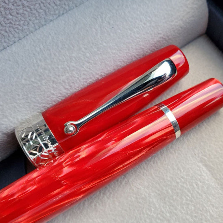 Montegrappa Miya 450 Fountain Pen - Red Stub 1.1