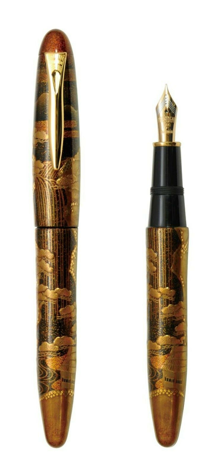 Platinum Izumo Taka Maki-e Fountain Pen - Takisansui