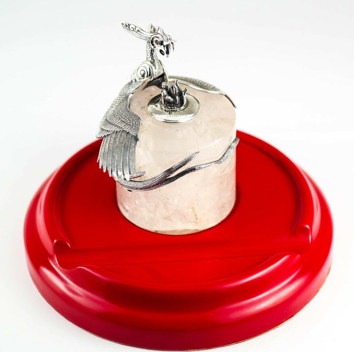 Montegrappa Eternal Bird Inkwell Sterling Silver 