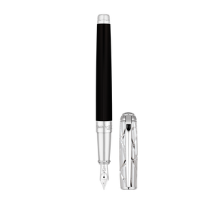S.T. Dupont Line D Medium Fountain Pen - Firelines