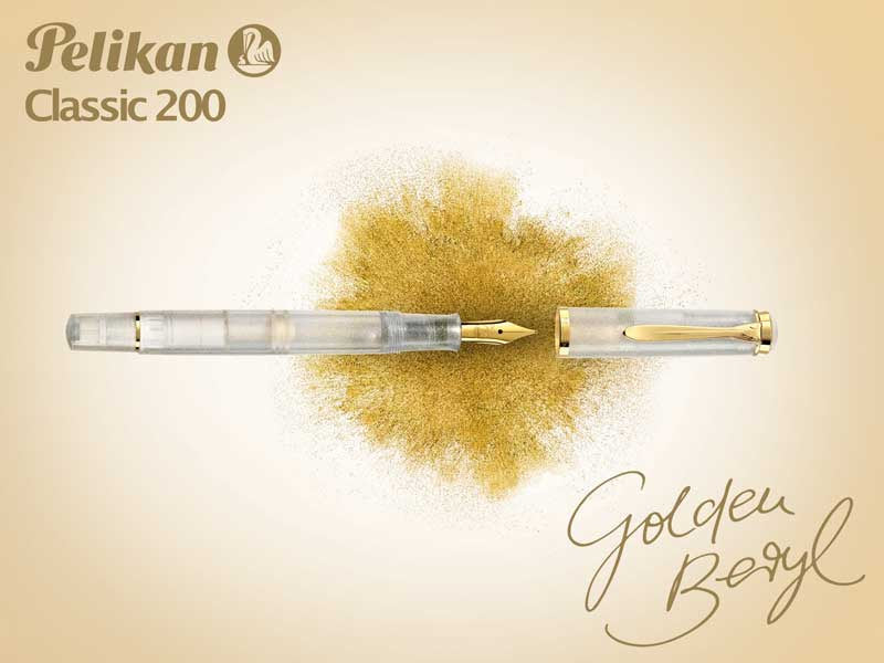 Pelikan M200 Classic Fountain Pen - Golden Beryl