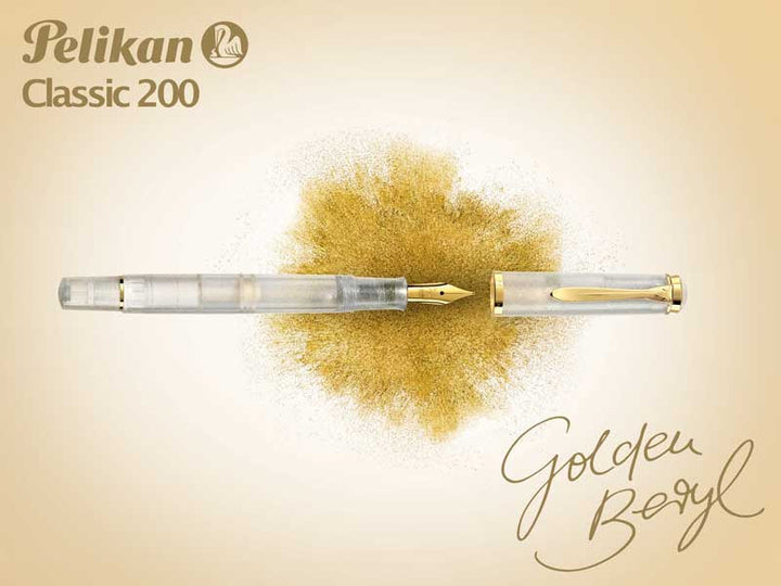 Pelikan M200 Classic Fountain Pen - Golden Beryl