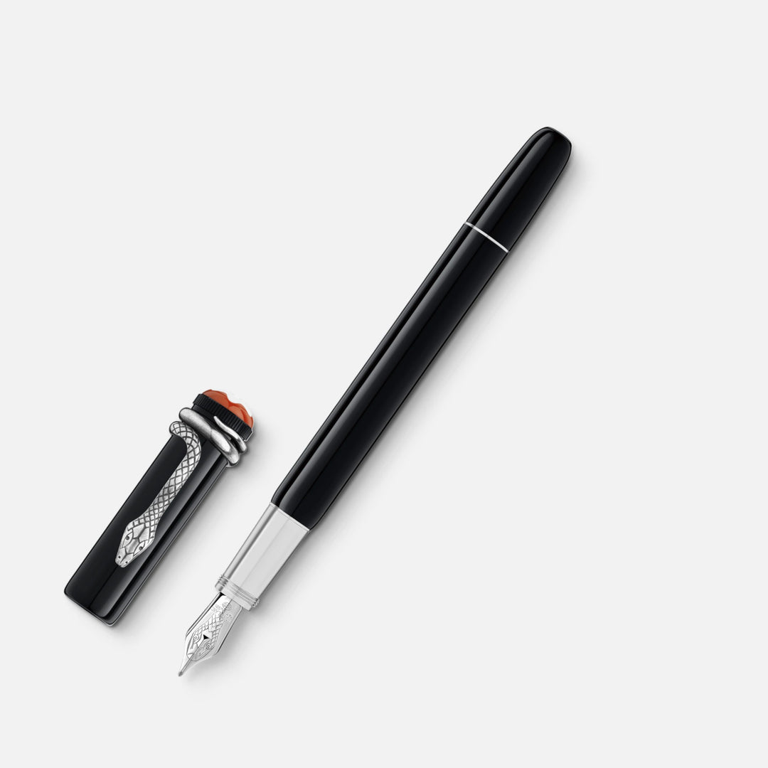 Montblanc Heritage Rouge &amp; Noir Black Fountain Pen