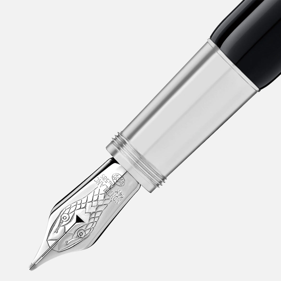 Montblanc Heritage Rouge &amp; Noir Black Fountain Pen