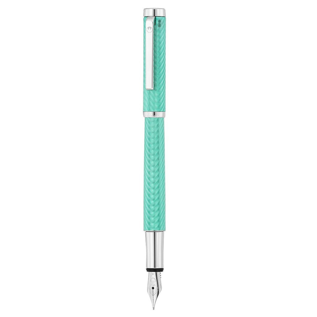 Waldmann Liberty Fountain Pen - Aquamarine - Steel