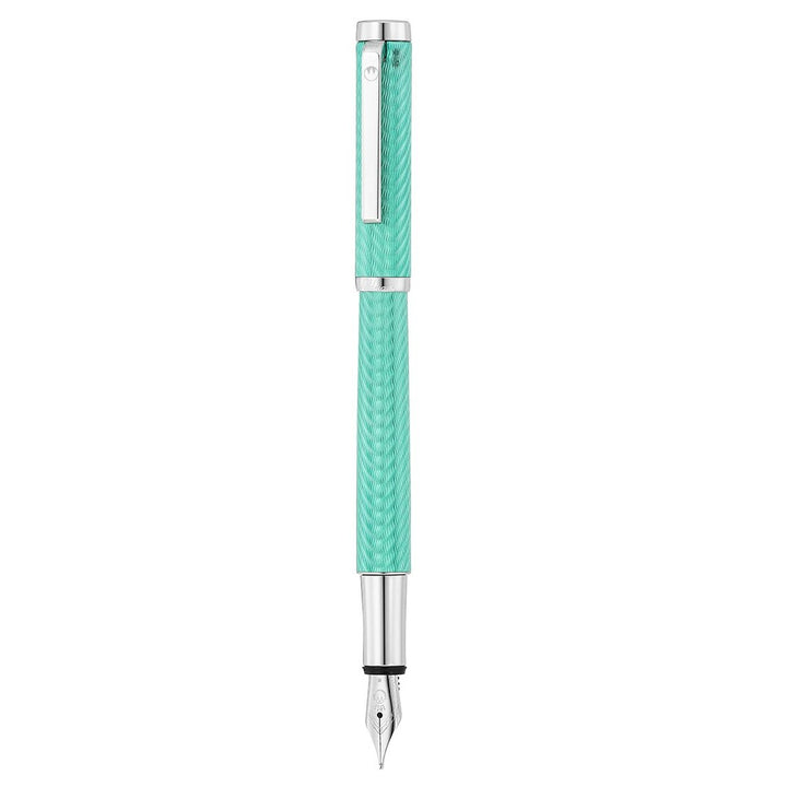 Waldmann Liberty Fountain Pen - Aquamarine - Steel