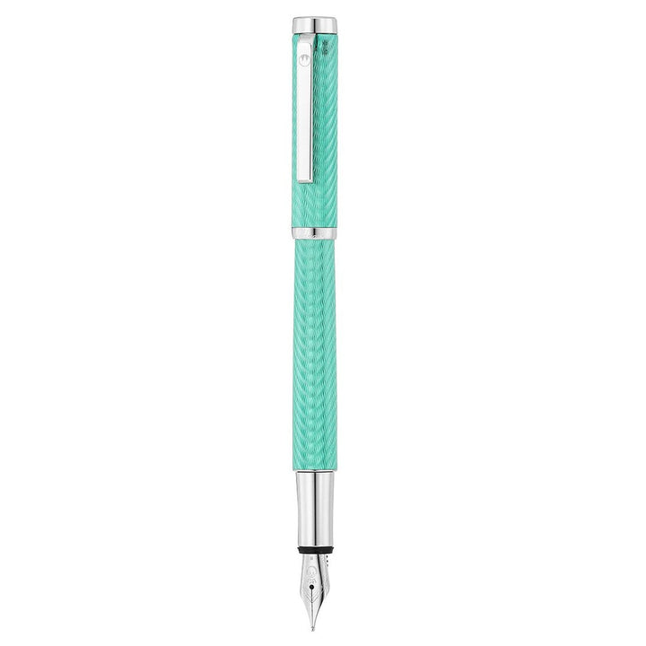 Waldmann Liberty Fountain Pen - Aquamarine - 18K Gold