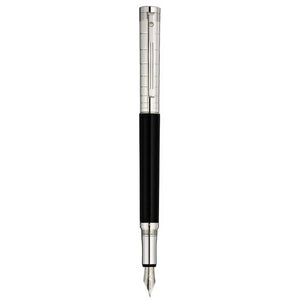 Waldmann Xetra Fountain Pen - Silver and Black - Steel