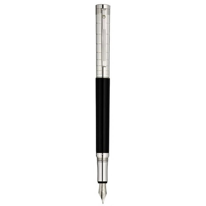 Waldmann Xetra Fountain Pen - Silver and Black - Steel