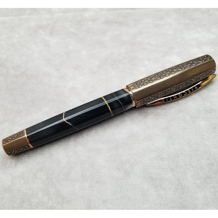 Visconti il Magnifico Fountain Pen - Black Marble